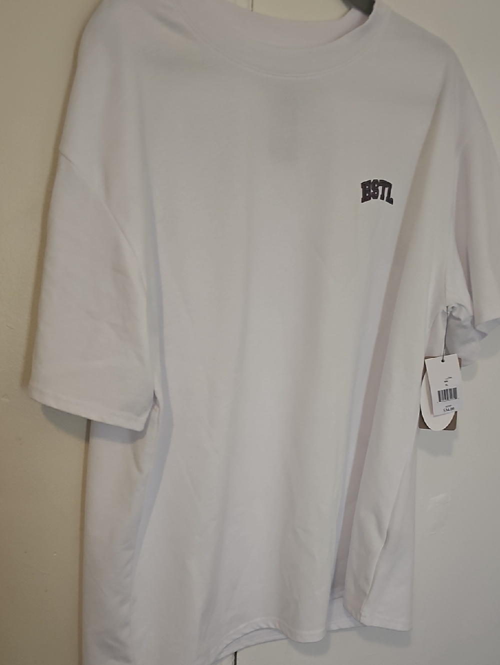 Hustler Hollywood White Short-Sleeve Logo Tee